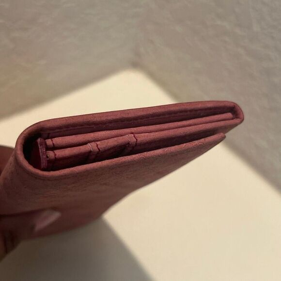 Christian Dior Long Wallet Mauve Pink All Over Logo Print Card Holder Luxury - Picture 4 of 10